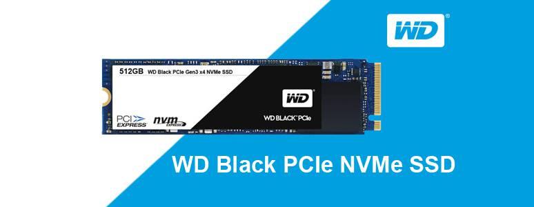 WD BLACK PCIe NVMe SSD 512GB登場，黑標系列對比SATA SSD效能再上一層