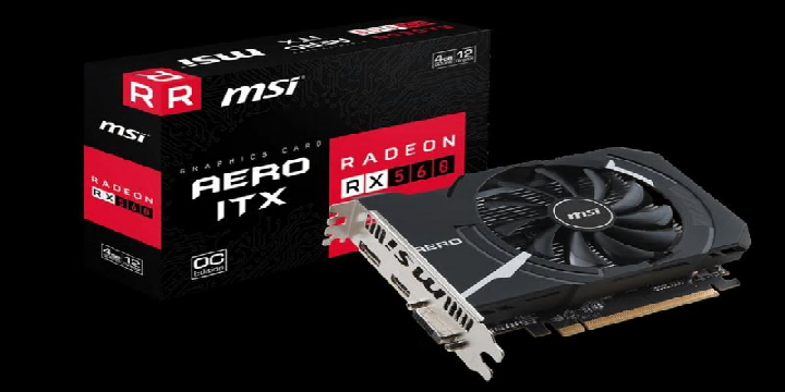 MSI發佈全長僅155mm的RX 560顯示卡、MSI「Radeon RX 560 AERO ITX 4G