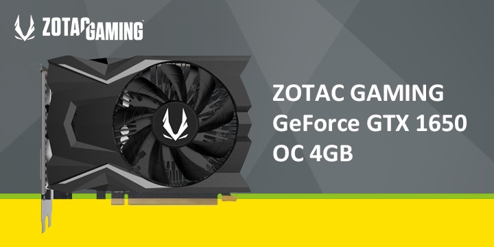 ZOTAC GAMING GTX 1650 OC GDDR6 顯示卡開箱測試/ 單風扇小巧外型