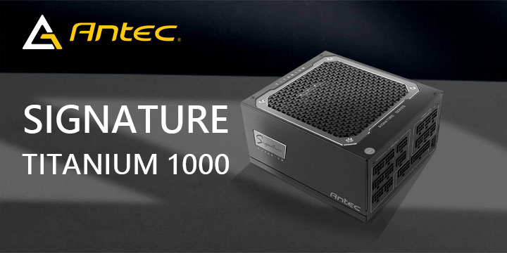 Antec Signature 1000W TITANIUM 80 PLUS 鈦金電源開箱/ 鈦金等級的超