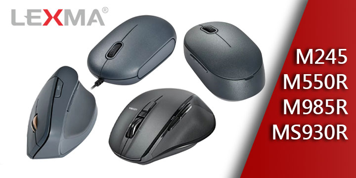 LEXMA M245, M550R, M985R, MS930R office mice are all out of the box / five mice come to your door, giving you a cost-effective choice