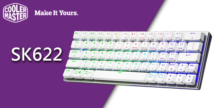 Cooler Master SK622 機械鍵盤開箱/ TCC 矮軸、雙模設計、原生macOS