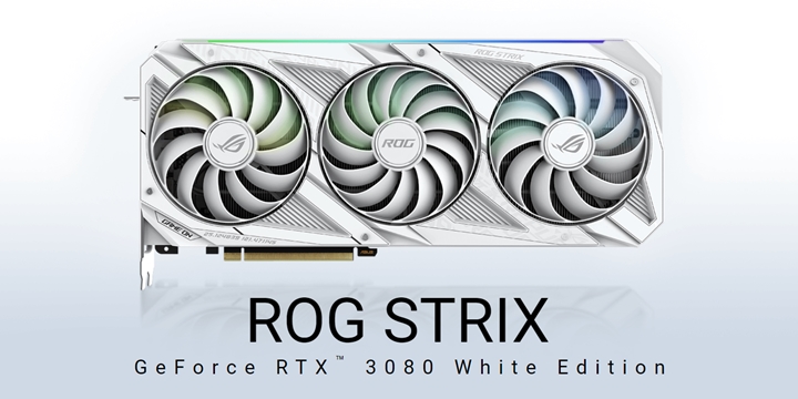 お買い物 ROG STRIX RTX3080 10G WHITE PCパーツ