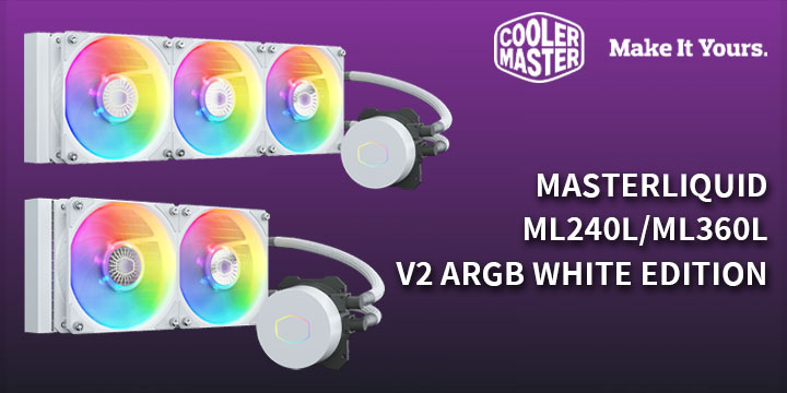 Cooler Master MasterLiquid ML240L/ML360L V2 ARGB WHITE EDITION