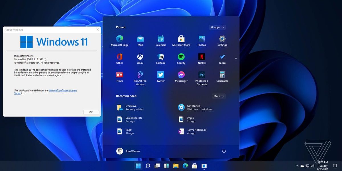Windows 11 爆料曝光了新的使用者介面、開始功能表等| XFastest News