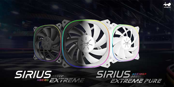 迎廣科技推出全新環狀發光風扇Sirius Extreme ASE120 升級版效能搭配可