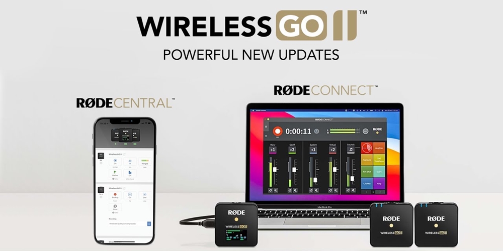 RODE發布Wireless GO II，單機雙路麥克風，內置記憶體是亮點| XFastest