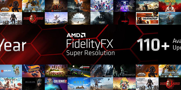 AMD FidelityFX Super Resolution 推出第一年已支援超過 110 款遊戲 FSR 2.0 現已在 GPUOpen ...