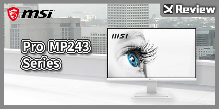 Elegant and beautiful ready-to-use MSI Pro MP243 series business document screen, supports standard VESA installation, and the desktop is clean and simple