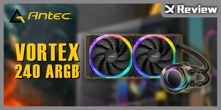 漩渦波紋Antec Vortex 240 ARGB 一體式水冷開箱測試| XFastest News