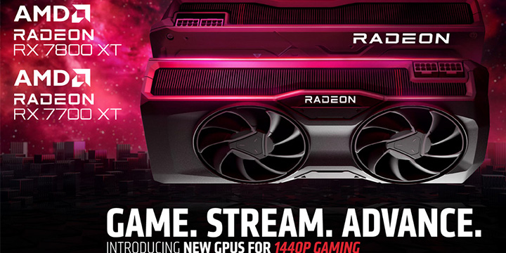 AMD 推出 Radeon RX 7800 XT 與 RX 7700 XT 鎖定 1440p 玩家並預告 FSR3 快好了