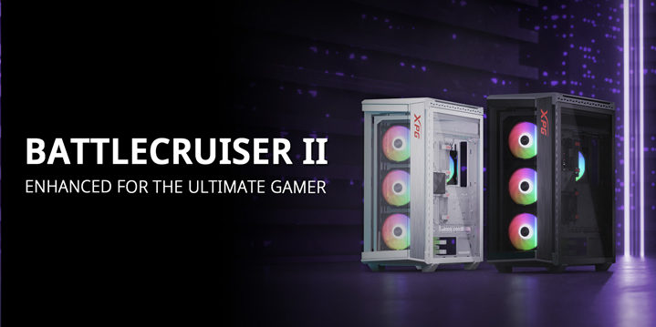 XPG Launches the BATTLECRUISER II: The Ultimate Gaming Case with Enhanced Features and Stylish Design