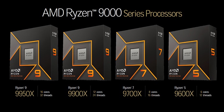 競爭太激烈 AMD Ryzen 9000系列全員跌破建議售價