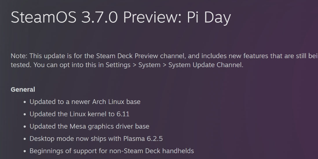 Valve推出SteamOS 3.7.0預覽版， 開始支援非Steam Deck掌機設備 XFastest News